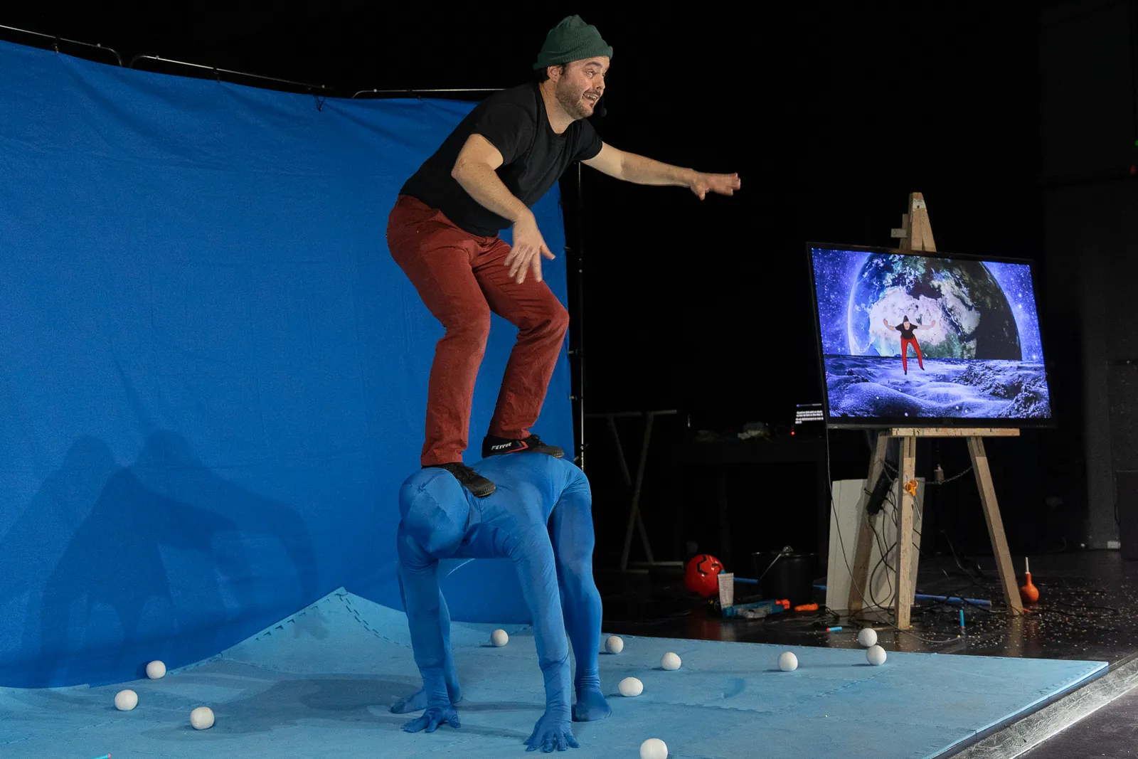 nous on n’a rien vu venir — photo du spectacle
